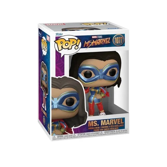 NEW Funko Pop! Marvel Ms. Marvel #1084 Bobble-Head Vinyl Figure - Picture 1 of 5